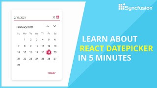 Learn About React DatePicker in 5 Minutes [upl. by Neesay]