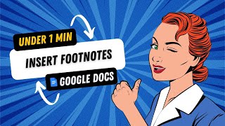 Google Docs Tutorial How to Insert Footnotes in Google Docs [upl. by Hulbig]