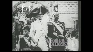 1896 Coronation of Tsar Nicholas II Silent [upl. by Orlosky43]