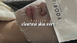 clearest skin ever ★ immediate clear skin subliminal listen once [upl. by Eannyl]