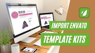 How to Import Envato Template Kit and Use on your WordPress Pages using Elementor Page Builder [upl. by Bev806]