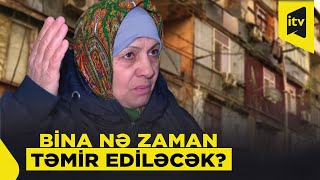 60 ailənin yaşadığı yataqxana yararsız vəziyyətdədir [upl. by Skilken]