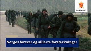 Norges forsvar og allierte forsterkninger [upl. by Atileda]