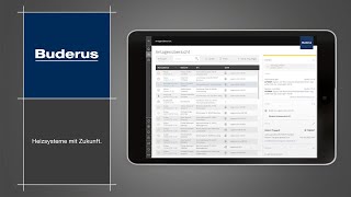 Webportal Buderus ConnectPRO  Buderus [upl. by Yt883]