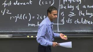 Lecture 4 Heaps and Heap Sort [upl. by Renfred]