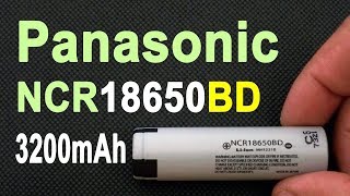 Panasonic NCR18650BD 3200mAh 10A Liion cells capacity test [upl. by Annavoig]