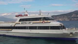 Onboard the ferry from Sorrento to the Island of Capri Campania Region Italy [upl. by Langston]