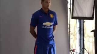 Manchester United 201415 Third Kit Launch [upl. by Ines]