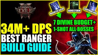 Path of Exile 2  34M DPS BUDGET Best Lightning Ranger Build PoE 2 Ranger Guide [upl. by Atiragram]