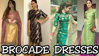 Latest Trending Brocade DressesDesigner Brocade SuitsGowns [upl. by Sully]