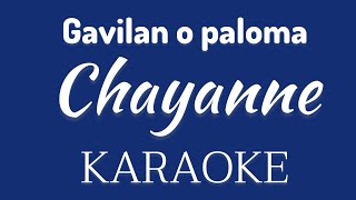 “Gavilan o paloma” Chayanne karaoke [upl. by Halac577]