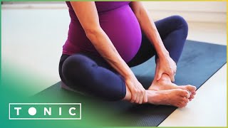 Top 10 Prenatal Stretches  Pregnancy Stretching Routine [upl. by Schou]