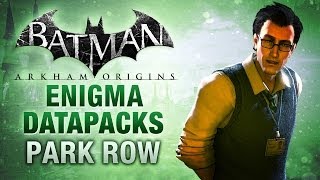 Batman Arkham Origins Walkthrough  Enigma Datapack  Extortion File 02 [upl. by Dody222]