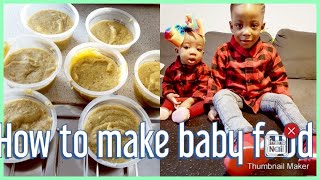 How I prepare baby food from 410months baby stage 1homemade baby food [upl. by Iduj]