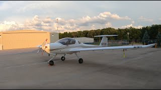 Preflight Checks and Engine StartUp  Diamond DA 20 [upl. by Lechar]