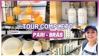 TOUR NAS MELHORES LOJAS DO PARI  BRÁS  Utilidade doméstica Mesa posta e Organizadores [upl. by Lednahs582]