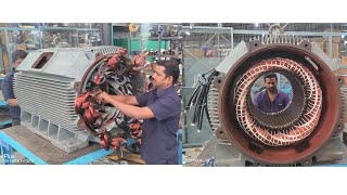 LT Motor Stator Coil Rewinding 400KW 2880RPM CG [upl. by Ahsiemat]