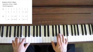 How to Play Blueberry Hill Boogie Woogie  with Sheet Music [upl. by Oruasi]