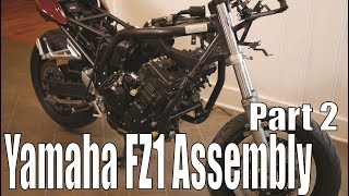 Yamaha FZ1 Assembly Part 2 [upl. by Kreiner]