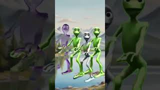 Dame tu cosita green alien dancefunny music cartoon comedy shots viralshorts yt [upl. by Kcirdez803]