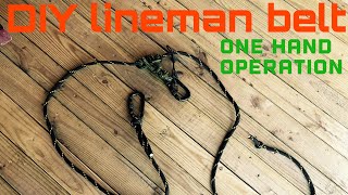 DIY  How to make a lineman’s belt [upl. by Mayhs]