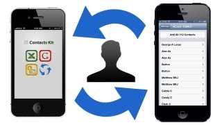 How to TRANSFER CONTACTS between iPhone iPod iPad without a computer [upl. by Soneson]