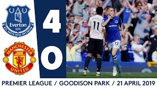 BLUES RUN RIOT AGAINST MAN UNITED  HIGHLIGHTS EVERTON 40 MAN UTD [upl. by Ellocin4]