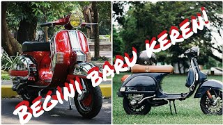 INSPIRASI MODIFIKASI VESPA PX  VESPA NEW PX  VESPA EXCEL  VESPA ELEGAN [upl. by Keyek]