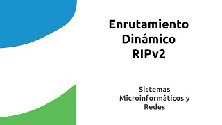 Enrutamiento Dinámico RIPv2 [upl. by Launce721]