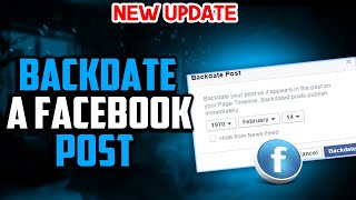 How To Backdate A Facebook Post  Full Guide [upl. by Stets]