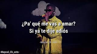 UN PESO Bad Bunny x JBalvin LETRA [upl. by Astiram]