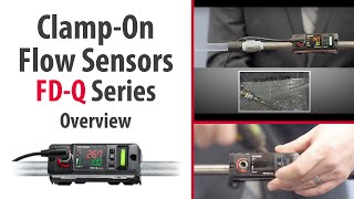 ClampOn Flow Sensors KEYENCE FDQ Series  Overview [upl. by Chrisoula628]