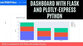 Web Data Dashboard with Plotly express and Flask Python and JavaScript [upl. by Huai]