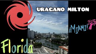 uragano milton miamibeach miami florida [upl. by Asirret]