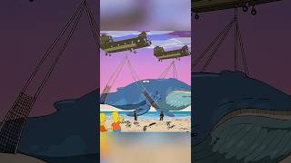 Rescue the whale🐋 simpsons shortvideo [upl. by Goldshlag]