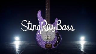 Ernie Ball Music Man Minute StingRay Special Amethyst Sparkle ft Ben Kenney [upl. by Elocan]