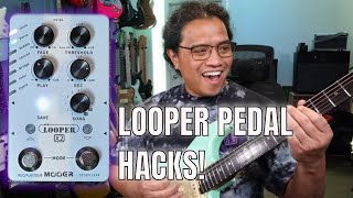 Best Looper Pedal Hacks Mooer Looper X2 Pedal [upl. by Arok765]