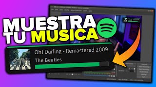 🎵 MUESTRA LA MUSICA EN TU STREAM CON ESTE WIDGET GRATIS PARA OBS Y SPOTIFY  Tutorial  UrbVic [upl. by Jeane]