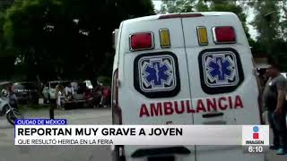 Reportan muy grave a joven lesionada en Feria de Chapultepec  Noticias con Francisco Zea [upl. by Lysander702]