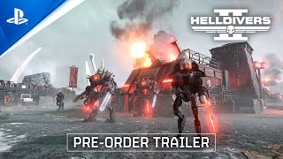 Helldivers 2  Automaton PreOrder Trailer  PS5 amp PC Games [upl. by Chadburn611]