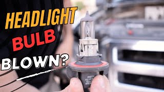 Headlight Bulb Blown Change it  Quick and Easy  Step by Step Tutorial [upl. by Aelahs491]