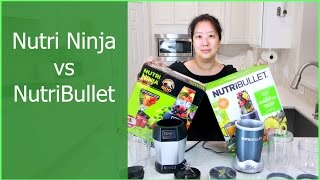 Nutri Ninja vs Nutribullet  Which is the best personal blender [upl. by Ricoriki686]