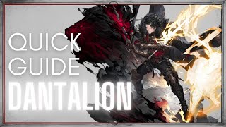 Sword of Convallaria  Dantalion Quick Guide [upl. by Crane]