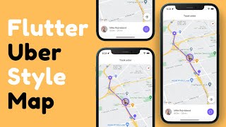 Flutter Google Map With Live Location Tracking [upl. by Nonnahsed221]