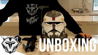 200 Commander Wolffe Helmet UNBOXING [upl. by Enialem]