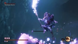 Sekiro Shadows Die Twice  Shichimen Warrior Boss Fight  Ashina Depths [upl. by Krutz]