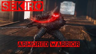 SEKIRO  ARMORED WARRIOR FIGHT  PS5 [upl. by Eleonora]