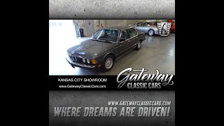 1986 BMW 735i Gateway Classic Cars Kansas City 767 [upl. by Annaoy516]