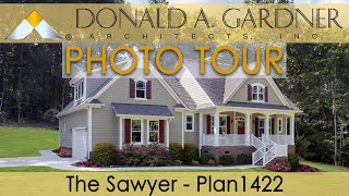 Small house plan with a onestory floor plan and a modern farmhouse facade  The Sawyer [upl. by Ennairac]