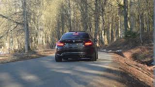 BMW M2 Competition Akrapovic Slipon Exhaust Sound [upl. by Carilla]